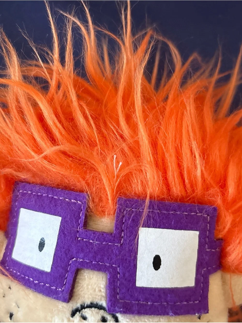 Chuckie Finster Rugrats Nickelodeon Plush Stuffed Toy w/ Tags 8” Viacom 2019